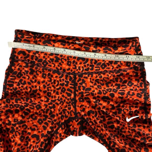 Nike Dri Fit Lotus Epic Run Crop Leggings  Leopard Women's X- Small 270 - Picture 9 of 9